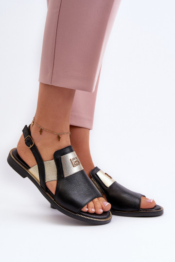 Zazoo 40385 Feminin Damensandalen schZuarze Farbe 2