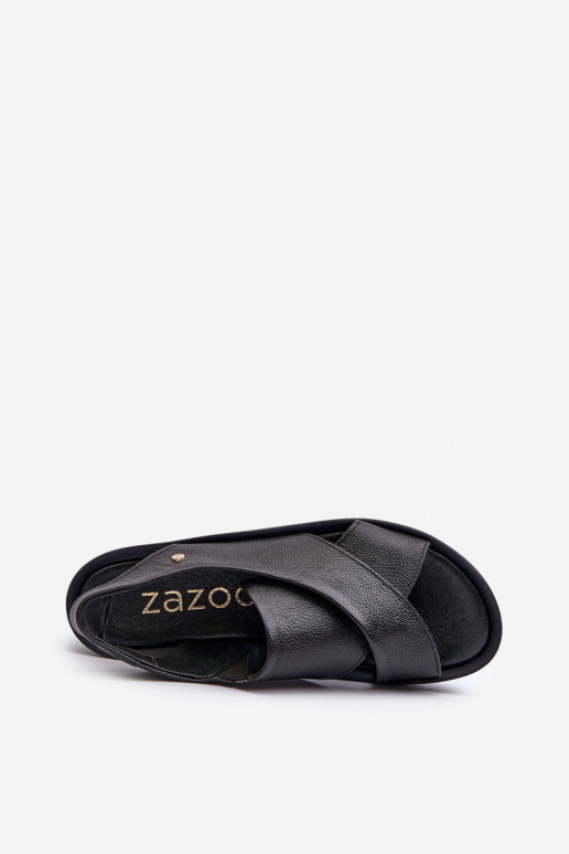 Zazoo 40256 Haut Plateausandalen schZuarze Farbe Zazoo 40256 Haut Plateausandalen schZuarze Farbe