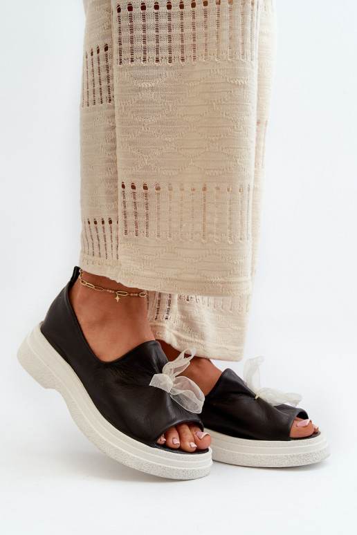 Zazoo 2939 Damensandalen Feminin mit Bändern schZuarze Farbe