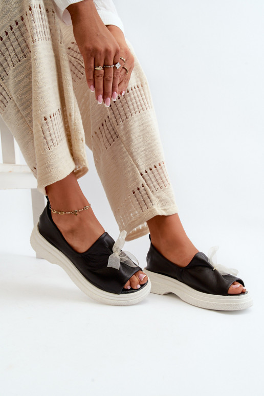 Zazoo 2939 Damensandalen Feminin mit Bändern schZuarze Farbe