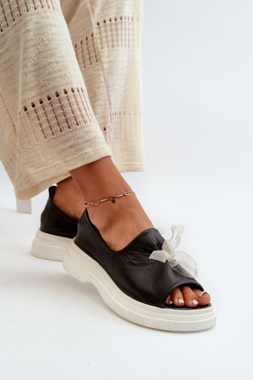 Zazoo 2939 Damensandalen Feminin mit Bändern schZuarze Farbe