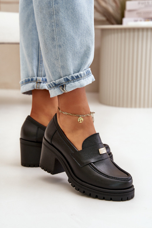 Zazoo 20168 Eleganter Stil Schuhe Feminin mit Absätzen Ermöglichtturleder schZuarze Farbe Zazoo 20168 Eleganter Stil Schuhe Feminin mit Absätzen Ermöglichtturleder schZuarze Farbe