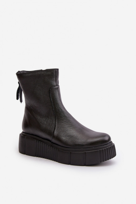 Zazoo 60369 Damenstiefel mit einer Plattform schZuarze Farbe Zazoo 60369 Damenstiefel mit einer Plattform schZuarze Farbe