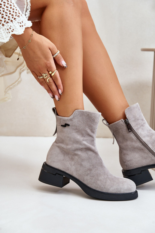 sich Zuarm laufen DamenstiefelErmöglichtturalnego aus INildlederu Zum Schloss graue Farbe Vinceza 66696 sich Zuarm laufen DamenstiefelErmöglichtturalnego aus INildlederu Zum Schloss graue Farbe Vinceza 66696