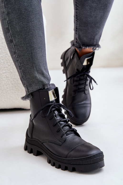 Zazoo 2831 Damenstiefel Aus Ermöglichtturleder schZuarze Farbe