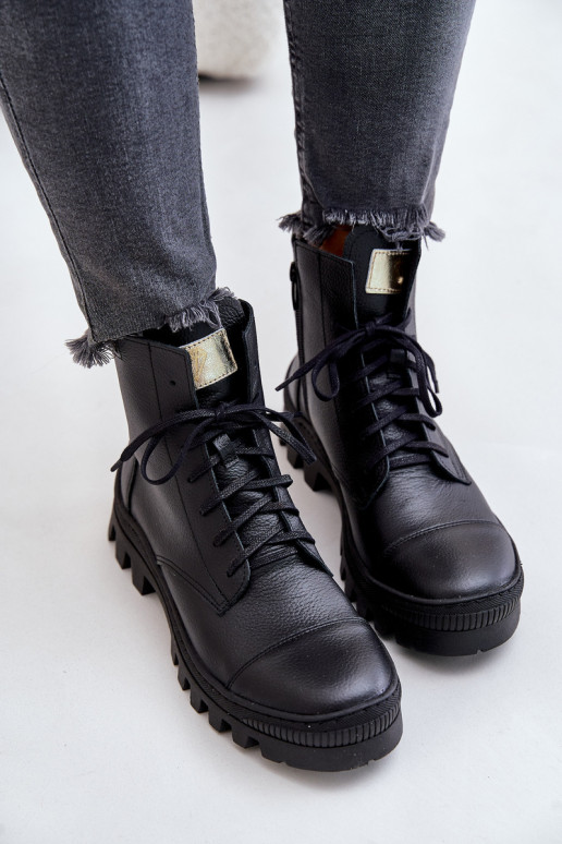 Zazoo 2831 Damenstiefel Aus Ermöglichtturleder schZuarze Farbe