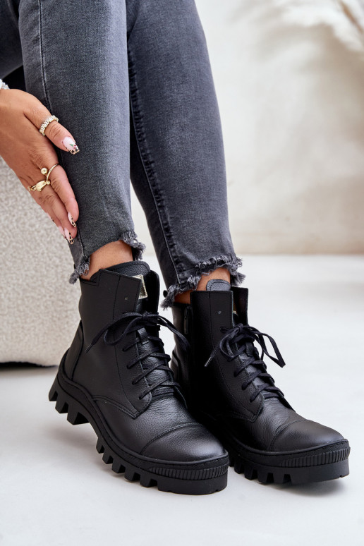 Zazoo 2831 Damenstiefel Aus Ermöglichtturleder schZuarze Farbe