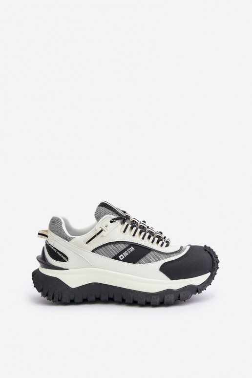 Haut Sneakers Stilvollllschuhe Feminin mit einer Plattform Big Star OO274A220 HI-POLY SYSTEM INeiß-schZuarze Farbe Haut Sneakers Stilvollllschuhe Feminin mit einer Plattform Big Star OO274A220 HI-POLY SYSTEM INeiß-schZuarze Farbe