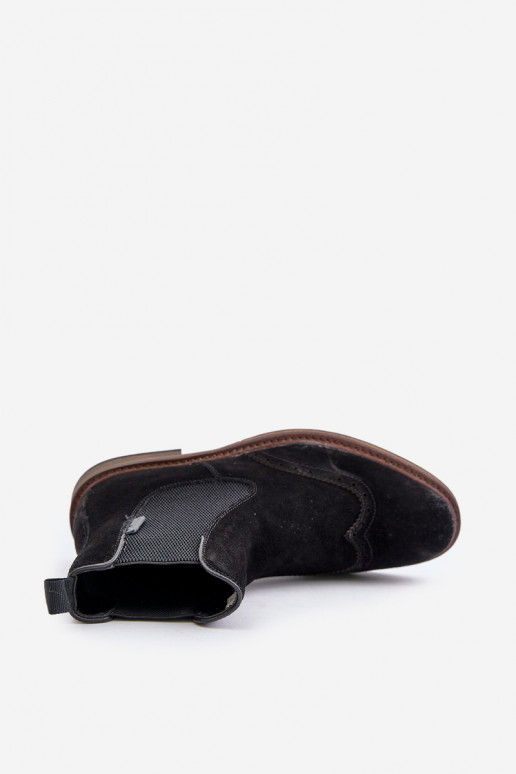 aus INildleder Männlich stylische Stiefel Big Star OO174192 schZuarze Farbe aus INildleder Männlich stylische Stiefel Big Star OO174192 schZuarze Farbe