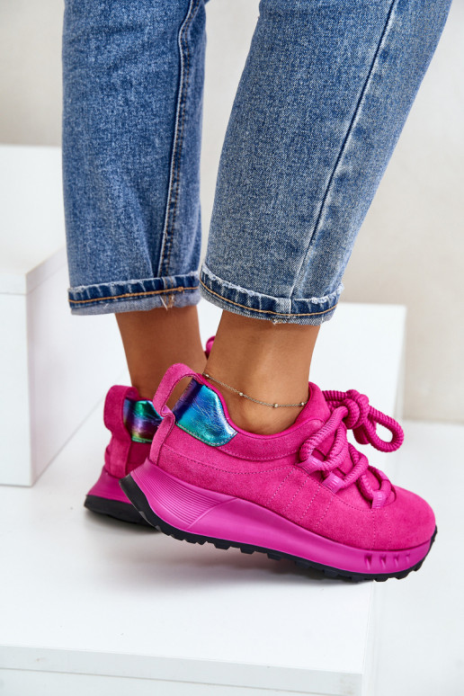 aus INildleder Sneakers Stilvollllschuhe FemininGrubym Schnürungm Artiker 54C1461 pinke Farbe aus INildleder Sneakers Stilvollllschuhe FemininGrubym Schnürungm Artiker 54C1461 pinke Farbe