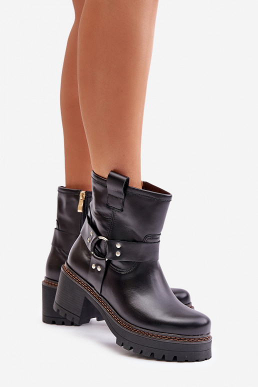 Damenstiefel Zum Schloss LeZuski 3435 schZuarze Farbe Damenstiefel Zum Schloss LeZuski 3435 schZuarze Farbe