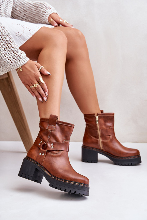 Damenstiefel Zum Schloss LeZuski 3435 braune Farbe