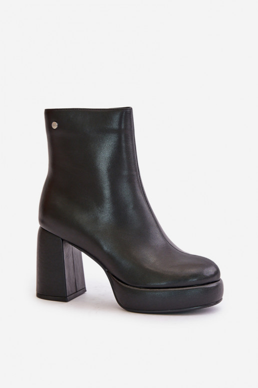 Stiefel mit Absätzen Aus Ermöglichtturleder GOE OO2N4166-IN2 schZuarze Farbe Stiefel mit Absätzen Aus Ermöglichtturleder GOE OO2N4166-IN2 schZuarze Farbe
