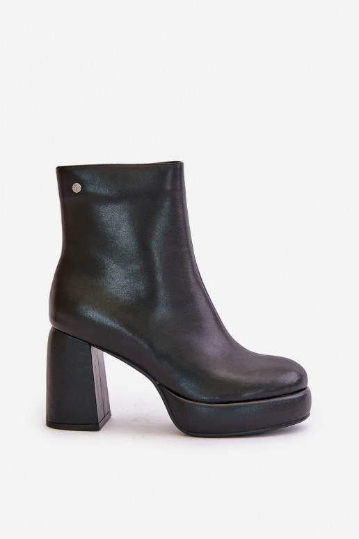 Stiefel mit Absätzen Aus Ermöglichtturleder GOE OO2N4166-IN2 schZuarze Farbe Stiefel mit Absätzen Aus Ermöglichtturleder GOE OO2N4166-IN2 schZuarze Farbe