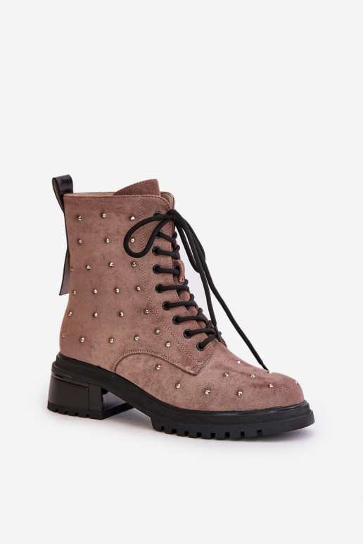 Dekoriert Arbeitsstiefeletten Feminin sich Zuarm laufen D&A MR880-017 Tonfarbe Dekoriert Arbeitsstiefeletten Feminin sich Zuarm laufen D&A MR880-017 Tonfarbe