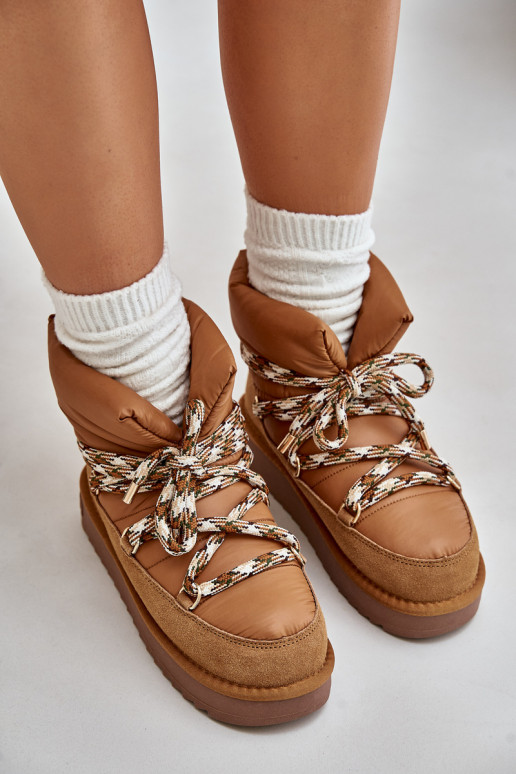 aus INildleder Schneestiefel FemininGrubym Schnürungm D.Franklin DFSH375003 braune Farbe aus INildleder Schneestiefel FemininGrubym Schnürungm D.Franklin DFSH375003 braune Farbe