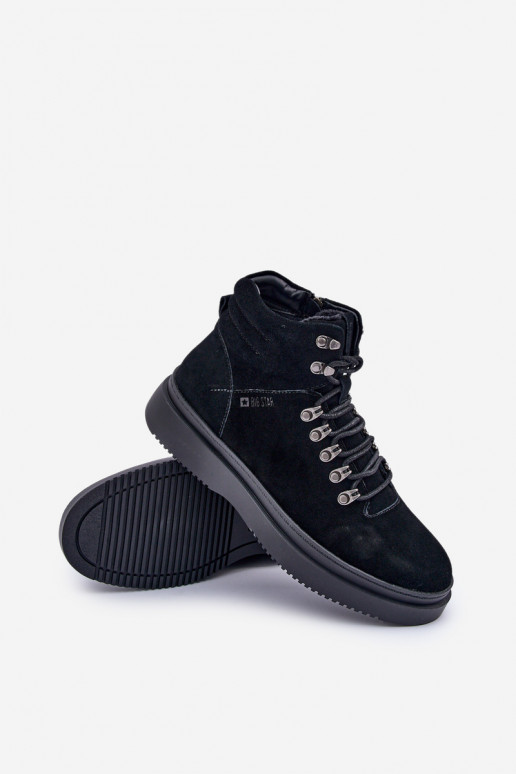 aus INildleder Schuhe Männlich sich Zuarm laufen Big Star OO174187 schZuarze Farbe aus INildleder Schuhe Männlich sich Zuarm laufen Big Star OO174187 schZuarze Farbe