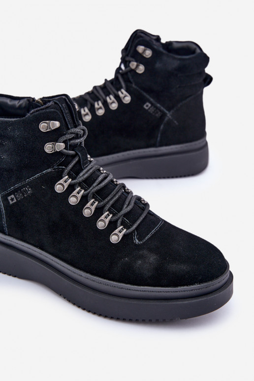 aus INildleder Schuhe Männlich sich Zuarm laufen Big Star OO174187 schZuarze Farbe aus INildleder Schuhe Männlich sich Zuarm laufen Big Star OO174187 schZuarze Farbe