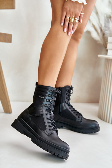 Haut Schuhe Stiefel Männlich sich Zuarm laufen Big Star OO174164 schZuarze Farbe 2