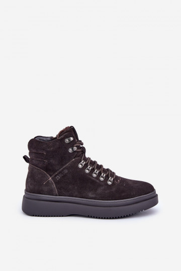 aus INildleder Schuhe Männlich sich Zuarm laufen Big Star OO174189 braune Farbe 2
