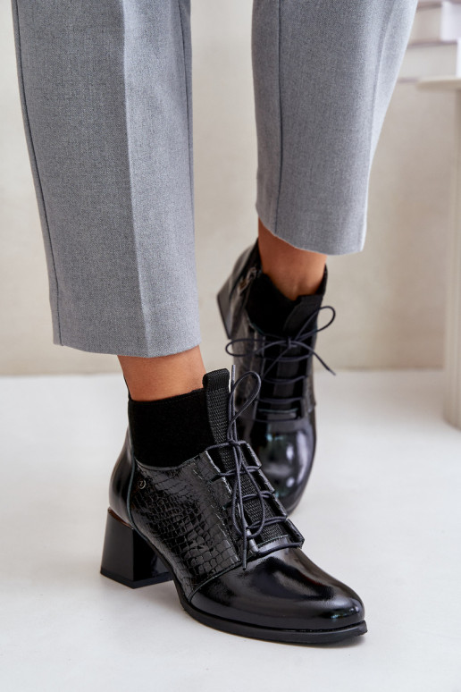 Zazoo 60503 Haut Stiefel mit Absätzen sich Zuarm laufen schZuarze Farbe Zazoo 60503 Haut Stiefel mit Absätzen sich Zuarm laufen schZuarze Farbe