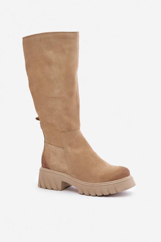 Zazoo 70145 aus INildleder Stiefel Gegen die Straße sich Zuarm laufen Beige Zazoo 70145 aus INildleder Stiefel Gegen die Straße sich Zuarm laufen Beige