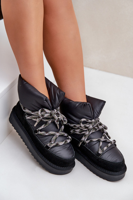 aus INildleder Schneestiefel FemininGrubym Schnürungm D.Franklin DFSH375003 schZuarze Farbe aus INildleder Schneestiefel FemininGrubym Schnürungm D.Franklin DFSH375003 schZuarze Farbe