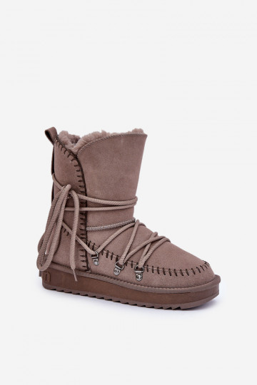 Schneestiefel FemininErmöglichtturalnego aus INildlederu D.Franklin DFSH375004 Tonfarbe 2