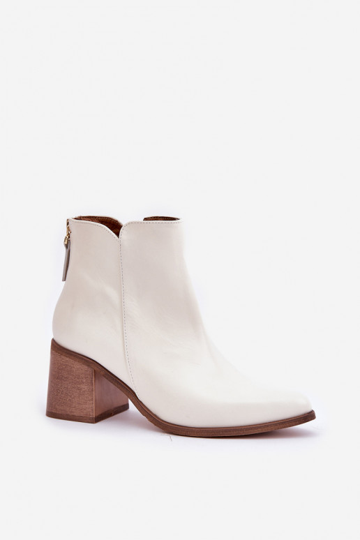 Stiefel mit Absätzen Ermöglichtturleder Zazoo 3673 Zueiße Farbe Stiefel mit Absätzen Ermöglichtturleder Zazoo 3673 Zueiße Farbe