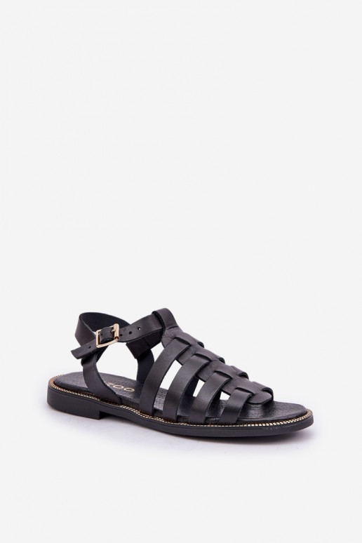 Damensandalen mit breiten Absätzen Zazoo 3686 schZuarze Farbe Damensandalen mit breiten Absätzen Zazoo 3686 schZuarze Farbe
