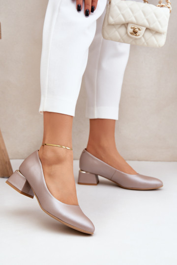 Haut Schuhe LeZuski 3118 Beige 2