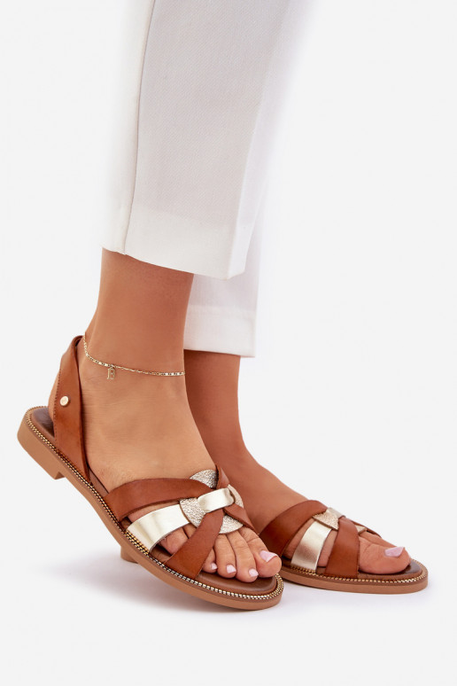 Zazoo 40382 Damensandalen Haut braune Farbe Zazoo 40382 Damensandalen Haut braune Farbe