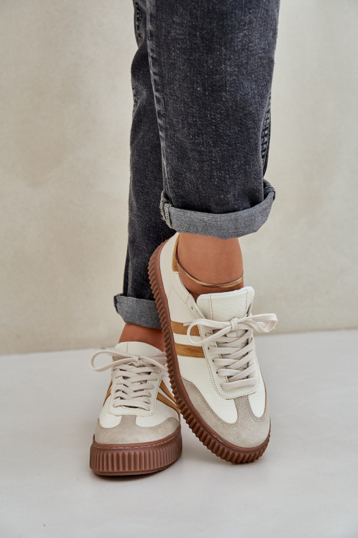 Zazoo N1068S6 Haut Niedrig Sneakers Stilvollllschuhe Feminin mit einer Plattform Beige Zazoo N1068S6 Haut Niedrig Sneakers Stilvollllschuhe Feminin mit einer Plattform Beige