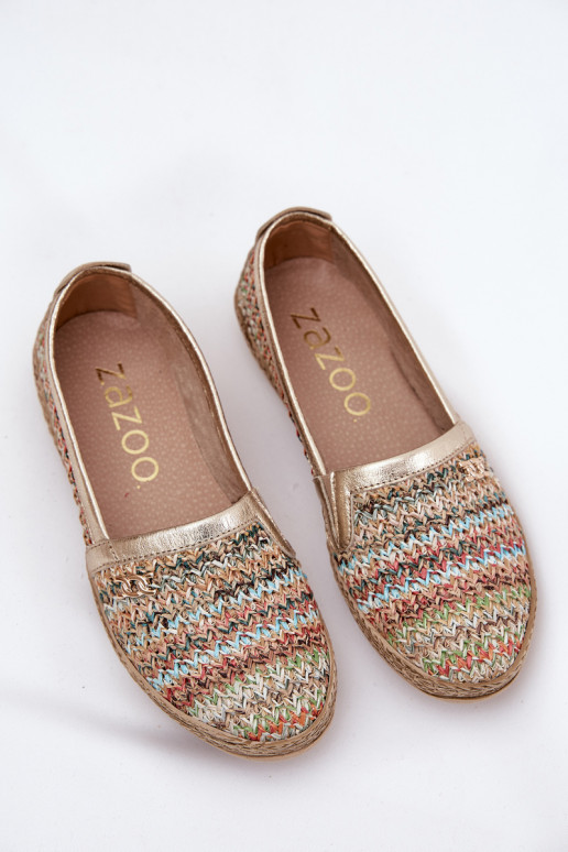 Eleganter Stil Espadrilles aus Leder Mit Zopf Zazoo 10178 Verschiedene Farben Eleganter Stil Espadrilles aus Leder Mit Zopf Zazoo 10178 Verschiedene Farben