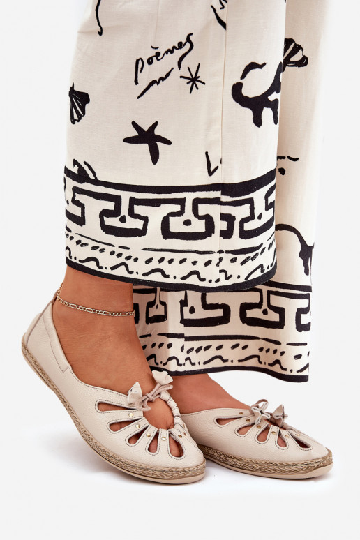 gleichschenklig BallerinasErmöglichtturalnej Skóry Zazoo 10179 Beige gleichschenklig BallerinasErmöglichtturalnej Skóry Zazoo 10179 Beige