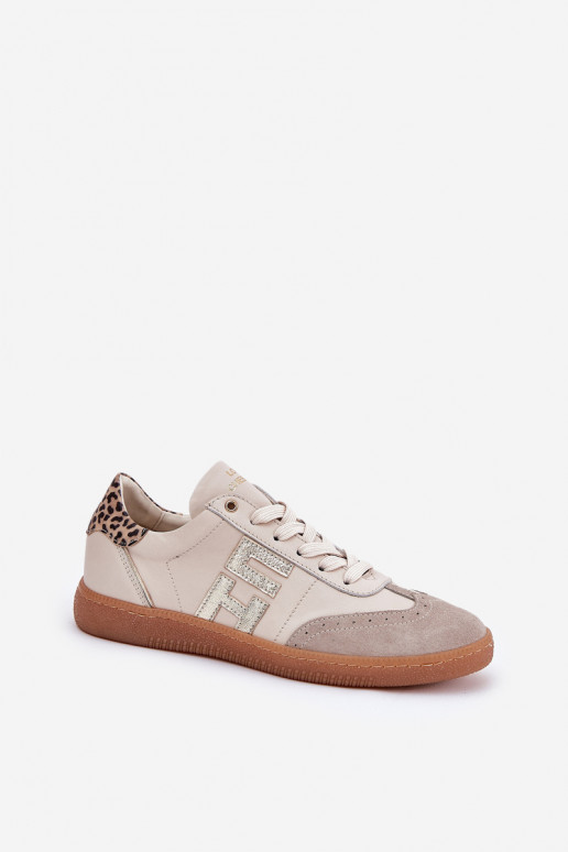 Haut Turnschuhe Sneakers Stilvollllschuhe Feminin mit Leopardenfellmuster CheBello 4640 Beige Haut Turnschuhe Sneakers Stilvollllschuhe Feminin mit Leopardenfellmuster CheBello 4640 Beige