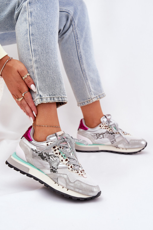 Sneakers Stilvollllschuhe Turnschuhe Feminin D.Franklin DFSH378006 Silberfarbe Sneakers Stilvollllschuhe Turnschuhe Feminin D.Franklin DFSH378006 Silberfarbe