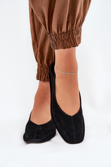 Ballerinas aus INildleder Feminin Big Star RR274080 schZuarze Farbe 2