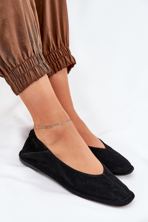 Ballerinas aus INildleder Feminin Big Star RR274080 schZuarze Farbe Ballerinas aus INildleder Feminin Big Star RR274080 schZuarze Farbe