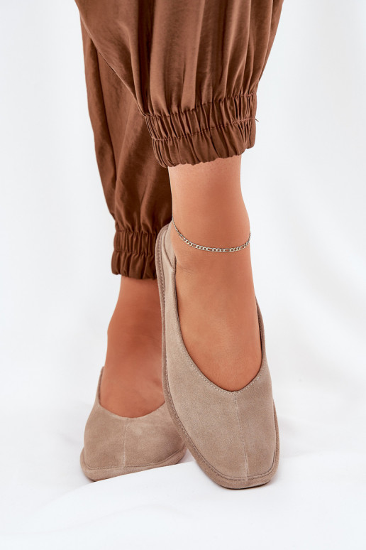 Ballerinas aus INildleder Feminin Big Star RR274082 Beige Ballerinas aus INildleder Feminin Big Star RR274082 Beige