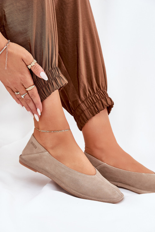 Ballerinas aus INildleder Feminin Big Star RR274082 Beige Ballerinas aus INildleder Feminin Big Star RR274082 Beige