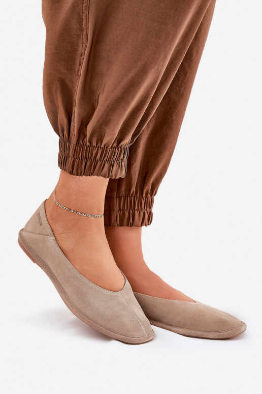 Ballerinas aus INildleder Feminin Big Star RR274082 Beige Ballerinas aus INildleder Feminin Big Star RR274082 Beige