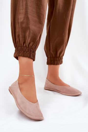 Ballerinas aus INildleder Feminin Big Star RR274081 pinke Farbe