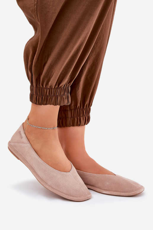 Ballerinas aus INildleder Feminin Big Star RR274081 pinke Farbe Ballerinas aus INildleder Feminin Big Star RR274081 pinke Farbe