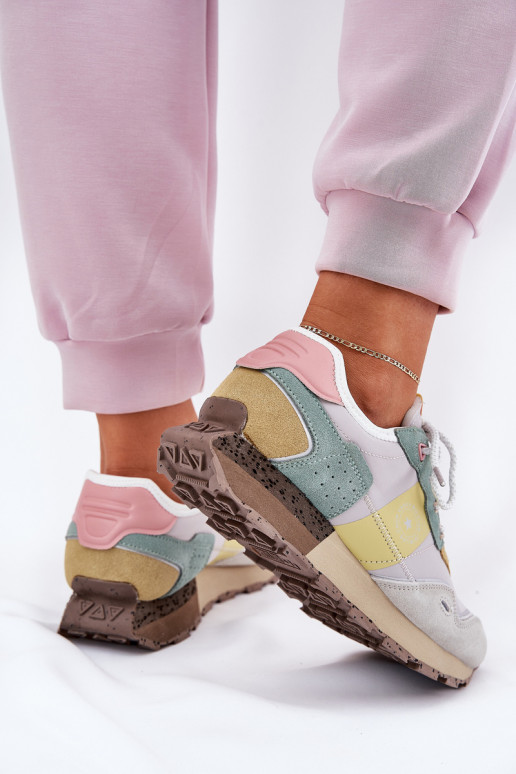 aus INildleder Sneakers Stilvollllschuhe Feminin Big Star RR274244 HI-POLY SYSTEM grau-gelbe Farbe aus INildleder Sneakers Stilvollllschuhe Feminin Big Star RR274244 HI-POLY SYSTEM grau-gelbe Farbe