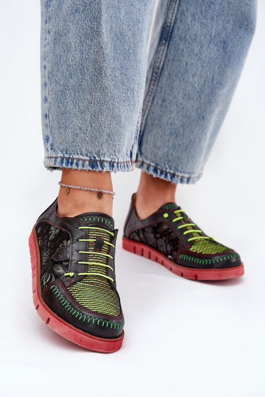 Haut Schuhe Feminin Gemustert Es mussciejka 06784-20 schZuarze Farbe Haut Schuhe Feminin Gemustert Es mussciejka 06784-20 schZuarze Farbe