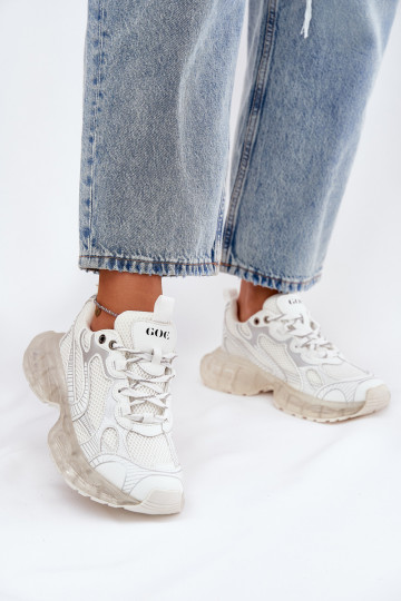 Haut Sneakers Stilvollllschuhe Feminin GOE RR2N4083 Beige