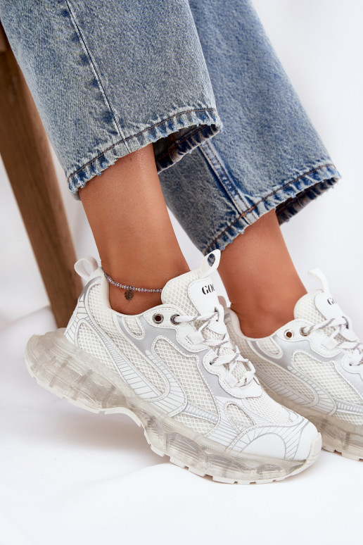 Haut Sneakers Stilvollllschuhe Feminin GOE RR2N4083 Beige Haut Sneakers Stilvollllschuhe Feminin GOE RR2N4083 Beige