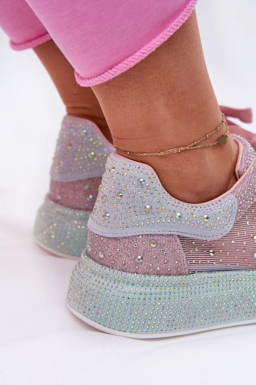 Dekoriert Sneakers Stilvollllschuhe mit einer Plattform GOE RR2N4009 Verschiedene Farben