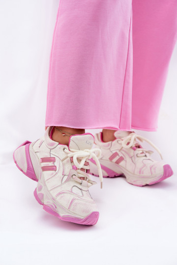 Haut Sneakers Stilvollllschuhe Feminin GOE RR2N4038 pinke Farbe 2